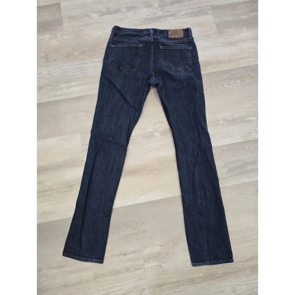 Vans Off The Wall V76 Skinny Jeans Men's 32x34 Dark Wash Blue Denim Skater